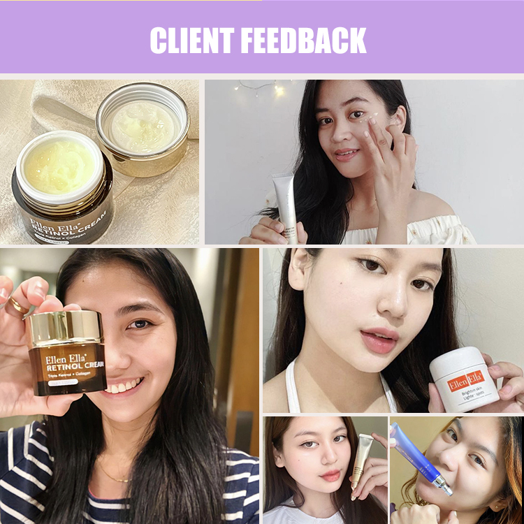ELLEN ELLA Morning and Night Skin Power Combo - skin care routine steps- first eye cream then face cream