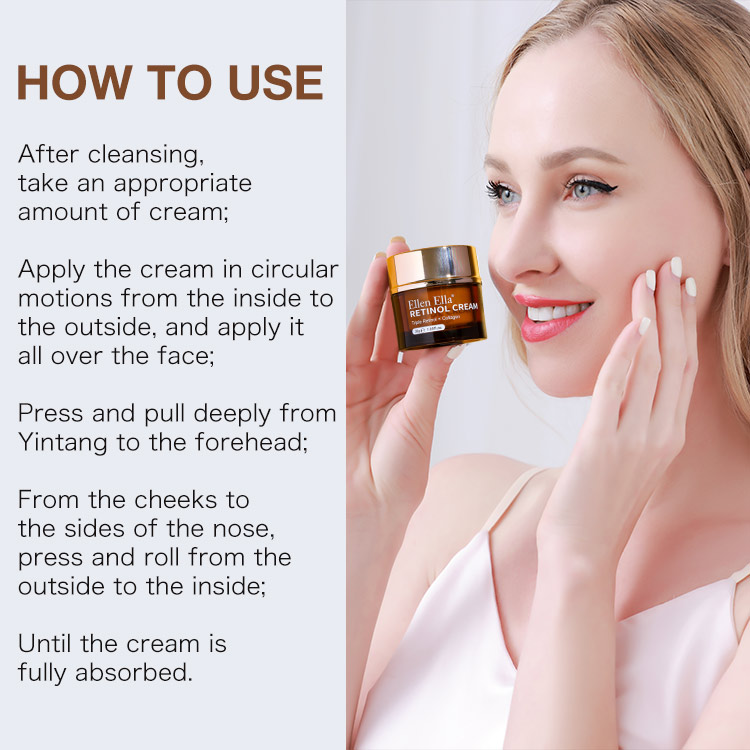 Buy 1 get 3 free - Upgrade Ellen Ella Retinol Face Cream - Effect increased by 50% - Help reveal smoother, firmer-looking skin with this gentle retinol treatment